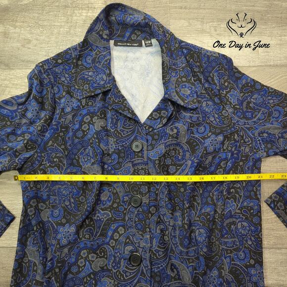 Briggs New York Plus Size 2 Button Jacket Size 16W - Picture 3 of 5